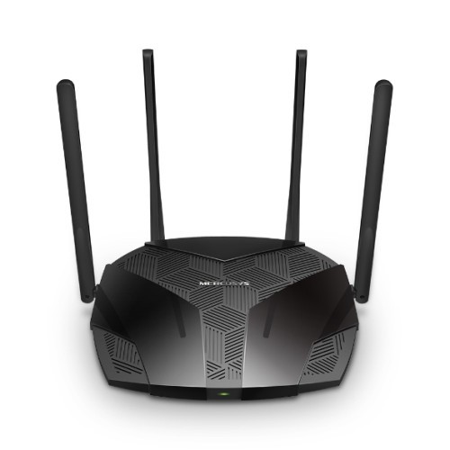 12548-Mercusys MR80X router inalambrico Gigabit Ethernet Doble banda (2,4 GHz / 5 GHz) Negro