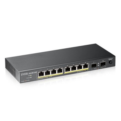 Zyxel GS1100 10HP v2 No administrado Gigabit Ethernet 10 100 1000 Energia sobre Ethernet PoE Negro