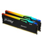 12680-Kingston Technology FURY Beast RGB modulo de memoria 64 GB 2 x 32 GB DDR5 6000 MHz