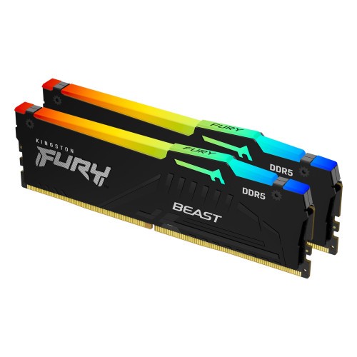 12684-Kingston Technology FURY Beast RGB modulo de memoria 16 GB 2 x 8 GB DDR5 5200 MHz