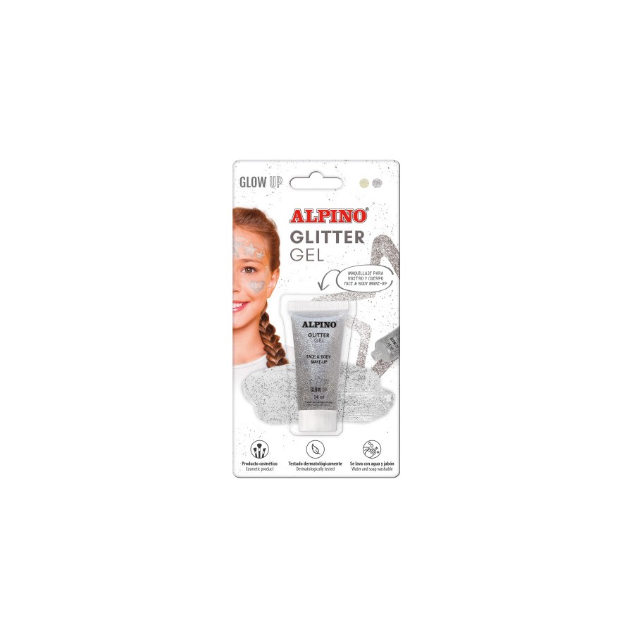 12698-BLISTER GEL TRANSPARENTE CON PURPURINA PLATA ALPINO DL000605 12698-BLISTER GEL TRANSPARENTE CON PURPURINA PLATA ALPINO DL000605