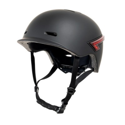 YOUIN CASCO CON LED TRASTERO Y MANDO BLUETOOTH L NEGRO