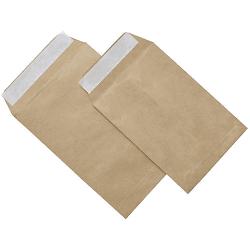1277-CAJA 100 BOLSAS RADIOGRAFIA (370X450) KRAFT 90 GRS.AUTOSAM. AUTOADHESIVO CON TIRA DE SILICONA SAM 147550