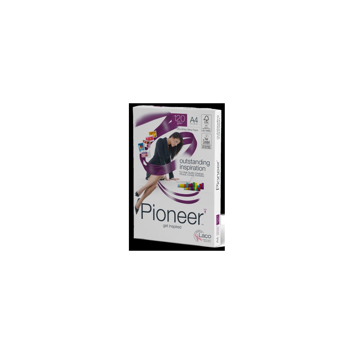 PAQUETE 250H PAPEL OUTSTANDING PREMIUM 120GR A4 PIONEER CIE 169 PNR1200020