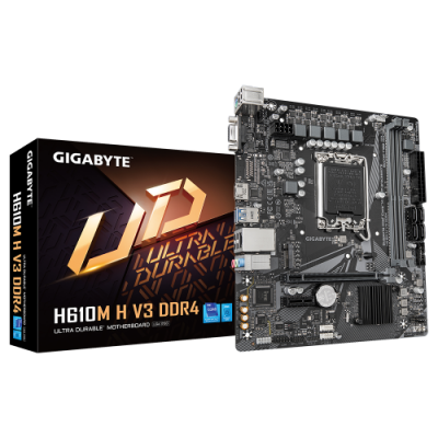 Gigabyte H610M H V3 DDR4 placa base Intel H610 Express LGA 1700 micro ATX