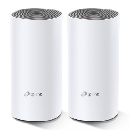 130-TP-LINK Deco E4 2-pack router inalambrico Doble banda (2,4 GHz / 5 GHz) Ethernet rapido Blanco