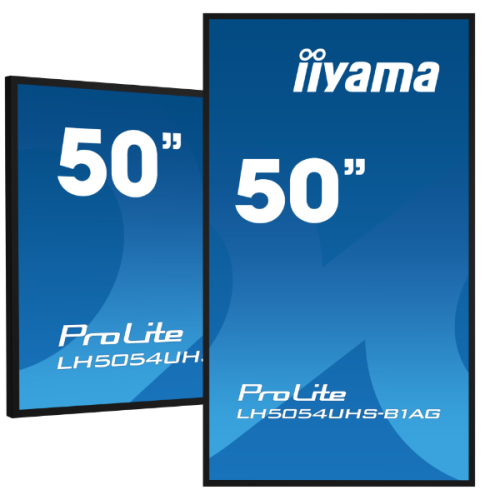 13032-(ULTS.UNIDADES) MONITOR IIYAMA 50" (LH5054UHS-B1AG) ANDROID 11 / 3844X2160 (4K UHD) / OPERACION 24/7 /500CD / LAND
