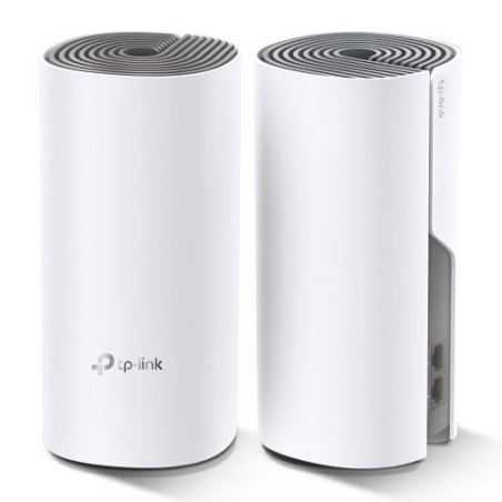 131-TP-LINK Deco E4 2-pack router inalambrico Doble banda (2,4 GHz / 5 GHz) Ethernet rapido Blanco