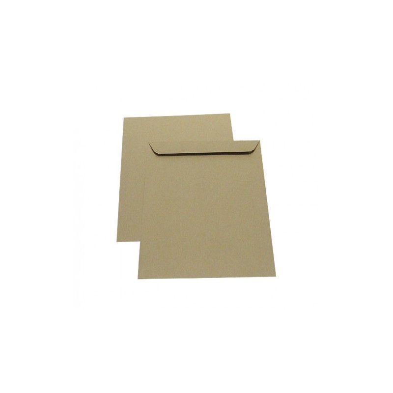 1315-PAQUETES DE 10 BOLSAS KRAFT, CON TIRA DE SILICONA TAMANO 260X360 90 GRS. SAM 665110
