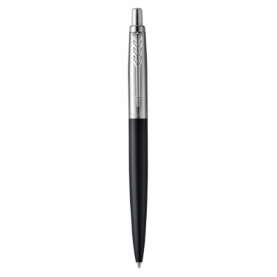 BOLiGRAFO JOTTER XL RICHMOND NEGRO MATE RIBETE DE COLOR CROMO PLUMiN MEDIO TINTA AZUL PARKER 2068358