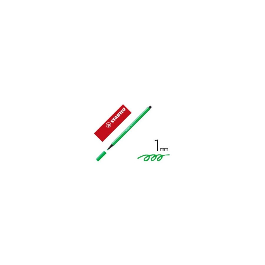 13189-ROTULADOR PREMIUM CON PUNTA DE FIBRA BISELADA PEN 68 MAX COLOR VERDE CLARO STABILO 768/33 13189-ROTULADOR PREMIUM CON PUNTA DE FIBRA BISELADA PEN 68 MAX COLOR VERDE CLARO STABILO 768/33