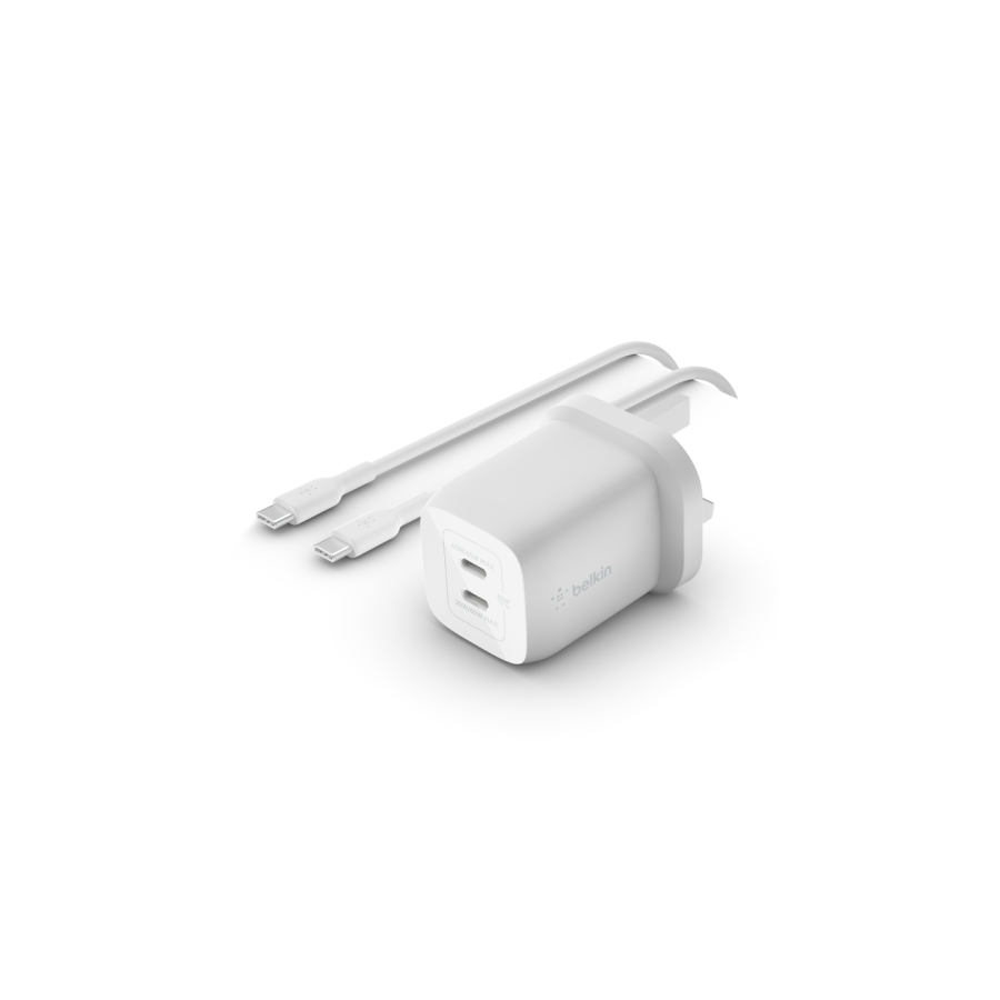 13255-Belkin WCH013vf2MWH-B6 Portatil, Smartphone Blanco Corriente alterna Carga rapida Interior