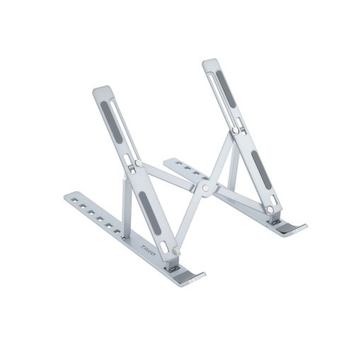 13418-TooQ Soporte Elevador para Portatiles, Tablets, Moviles y Libros, Plata