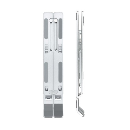 13419-TooQ Soporte Elevador para Portatiles, Tablets, Moviles y Libros, Plata