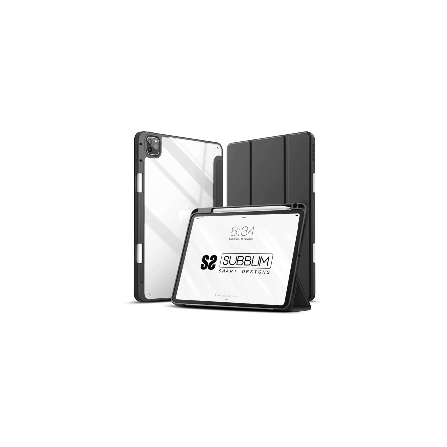 13456-SUBBLIM Funda Tablet Clear Shock Case Ipad Pro 12,9" 2022/2021/2020 13456-SUBBLIM Funda Tablet Clear Shock Case Ipad Pro 12,9" 2022/2021/2020