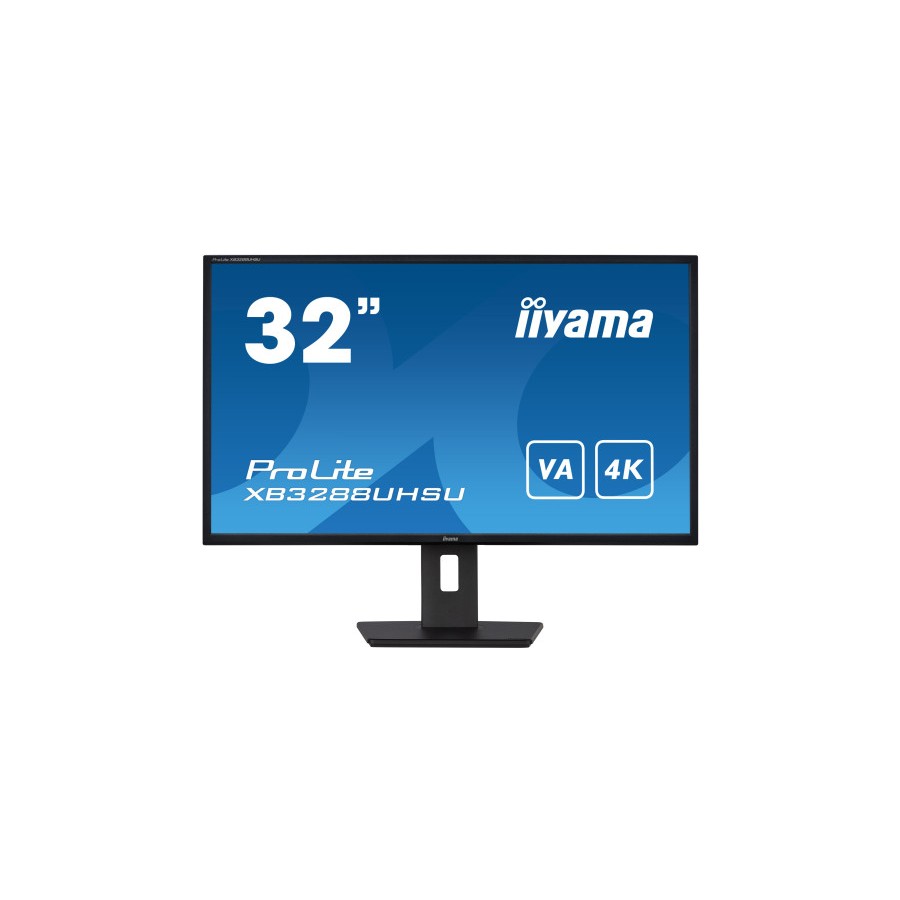 13531-MONITOR IIYAMA 32" XB3288UHSU-B5, UHD, 60HZ, 3 MS, HDMI, USB, DISPLAYPORT, ALT, REG ALT, GIRO, INCL 13531-MONITOR IIYAMA 32" XB3288UHSU-B5, UHD, 60HZ, 3 MS, HDMI, USB, DISPLAYPORT, ALT, REG ALT, GIRO, INCL