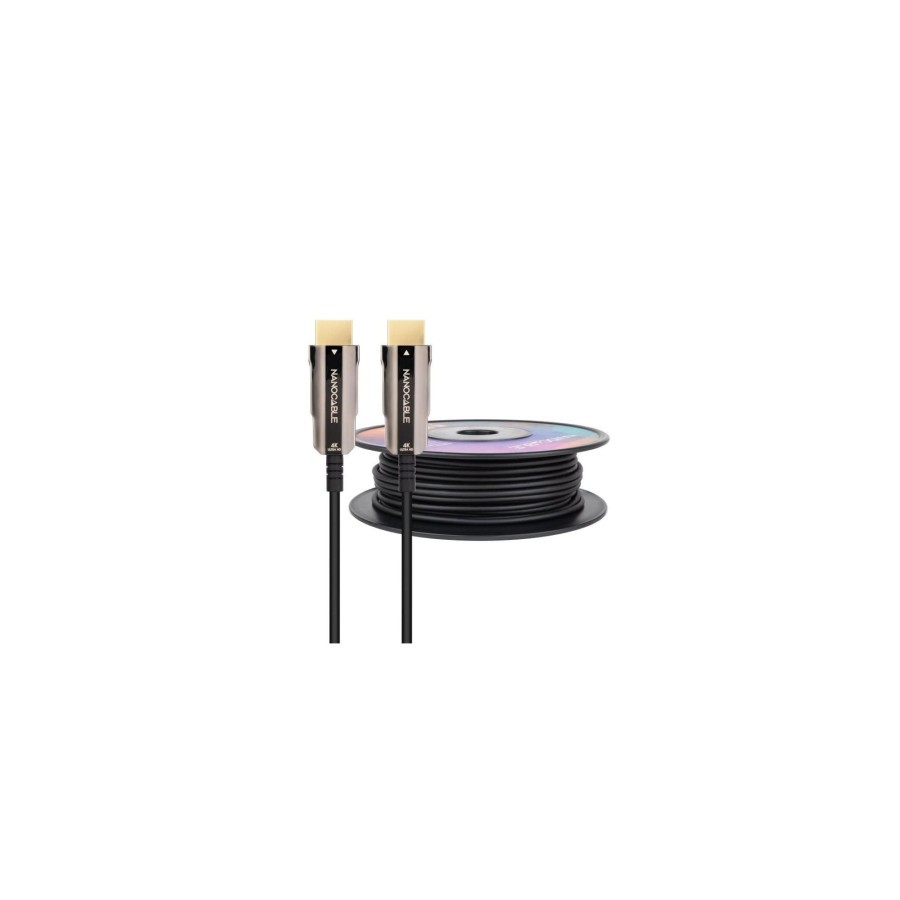13682-NANOCABLE CABLE HDMI V2.0 AOC 4K@60HZ 18Gbps NEGRO 60 M 13682-NANOCABLE CABLE HDMI V2.0 AOC 4K@60HZ 18Gbps NEGRO 60 M