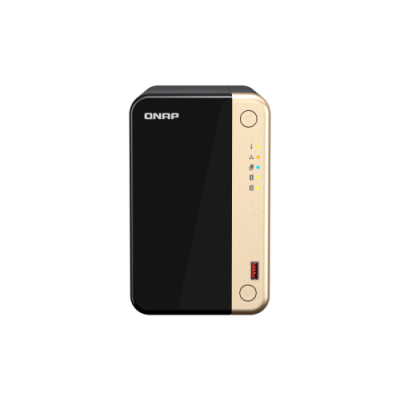 QNAP TS 264 NAS Torre Ethernet Negro Oro N5095