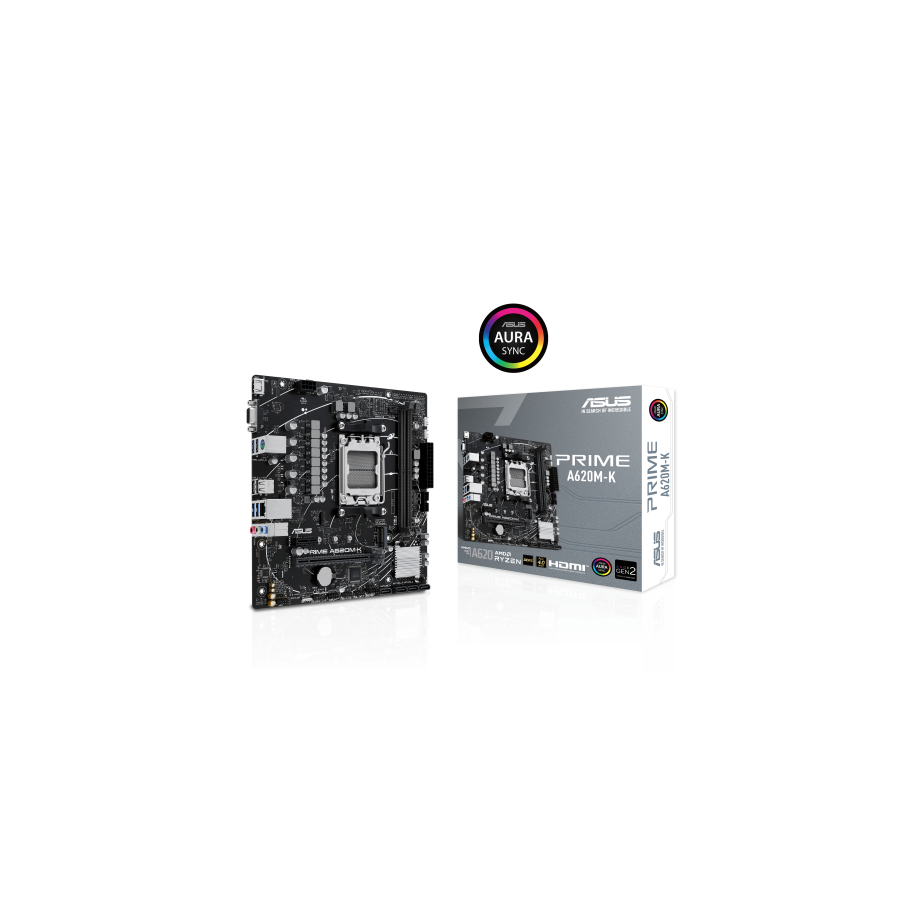 13735-ASUS PRIME A620M-K AMD A620 Zocalo AM5 micro ATX 13735-ASUS PRIME A620M-K AMD A620 Zocalo AM5 micro ATX