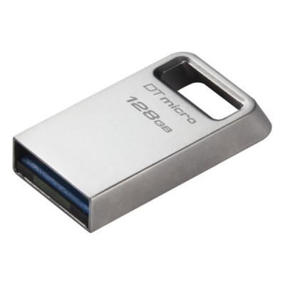 Kingston Technology DataTraveler Micro unidad flash USB 128 GB USB tipo A 32 Gen 1 31 Gen 1 Plata