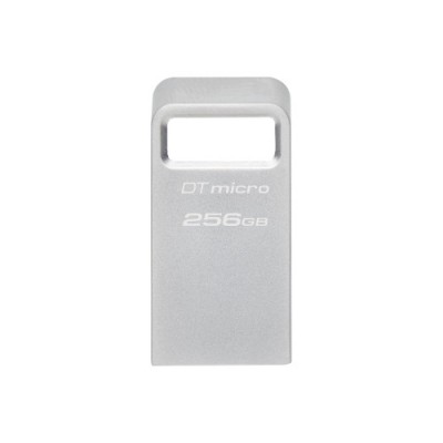 Kingston Technology DataTraveler Micro unidad flash USB 256 GB USB tipo A 32 Gen 1 31 Gen 1 Plata