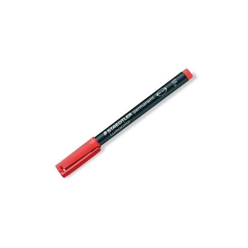 1389-MARCADOR LUMOCOLOR PERMANENTE PUNTA FINA 0,6MM. ROJO STAEDTLER 318-2 1389-MARCADOR LUMOCOLOR PERMANENTE PUNTA FINA 0,6MM. ROJO STAEDTLER 318-2