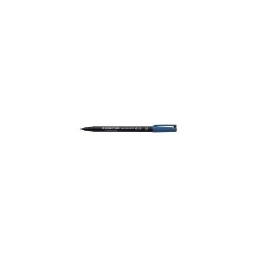 1395-MARCADOR LUMOCOLOR PERMANENTE PUNTA MEDIA 1MM. AZUL STAEDTLER 317-3