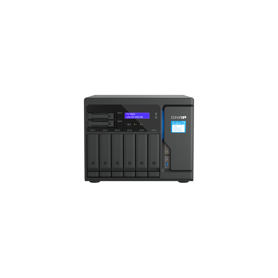 13955-QNAP TS-855X SAN Torre Ethernet Negro C5125 13955-QNAP TS-855X SAN Torre Ethernet Negro C5125