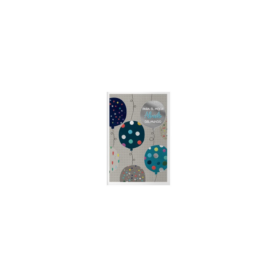 14112-PACK 6 TARJETAS DE FELICITACION ABUELOS - TAMANO 11,5 X 17 CM - MODELO DOTS DOHE 70081 14112-PACK 6 TARJETAS DE FELICITACION ABUELOS - TAMANO 11,5 X 17 CM - MODELO DOTS DOHE 70081