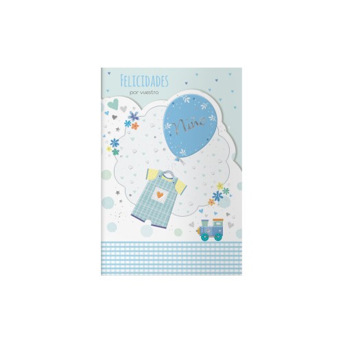 14122-PACK 6 TARJETAS DE FELICITACION MAMAS - TAMANO 11,5 X 17 CM - MODELO TREN DOHE 70090