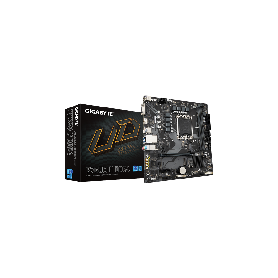14233-Gigabyte B760M H DDR4 (rev. 1.0) Intel B760 Express LGA 1700 micro ATX 14233-Gigabyte B760M H DDR4 (rev. 1.0) Intel B760 Express LGA 1700 micro ATX