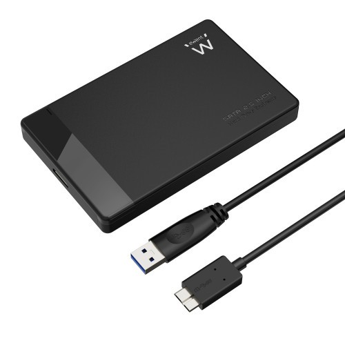 14351-EWENT CAJA HDD/SDD SATA 2.5 SIN TORNILLOS USB 3.2