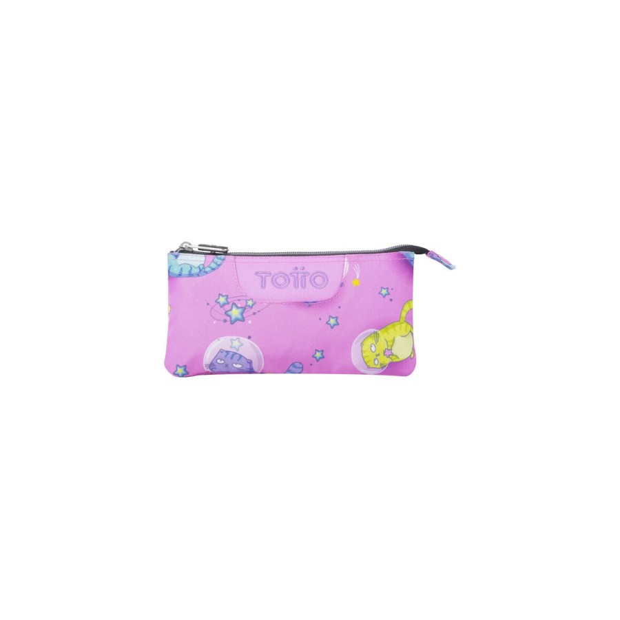 14602-ESTUCHE ESCOLAR TRES COMPARTIMENTOS GATOS ASTRONAUTAS TOTTO AC52ECO012-2310Z-9I9 14602-ESTUCHE ESCOLAR TRES COMPARTIMENTOS GATOS ASTRONAUTAS TOTTO AC52ECO012-2310Z-9I9