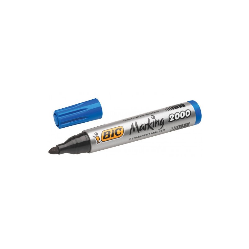 1461-MARCADOR PERMANENTE 2000 PUNTA REDONDA TRAZO 1,7MM AZUL BIC 8209143 1461-MARCADOR PERMANENTE 2000 PUNTA REDONDA TRAZO 1,7MM AZUL BIC 8209143