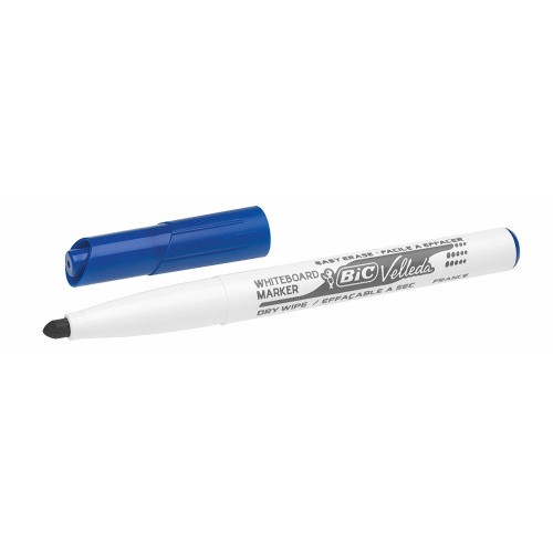 1472-MARCADOR PARA PIZARRA BLANCA 1741 TINTA A BASE DE ACETONA TRAZO 1,4MM. AZUL VELLEDA 9581701
