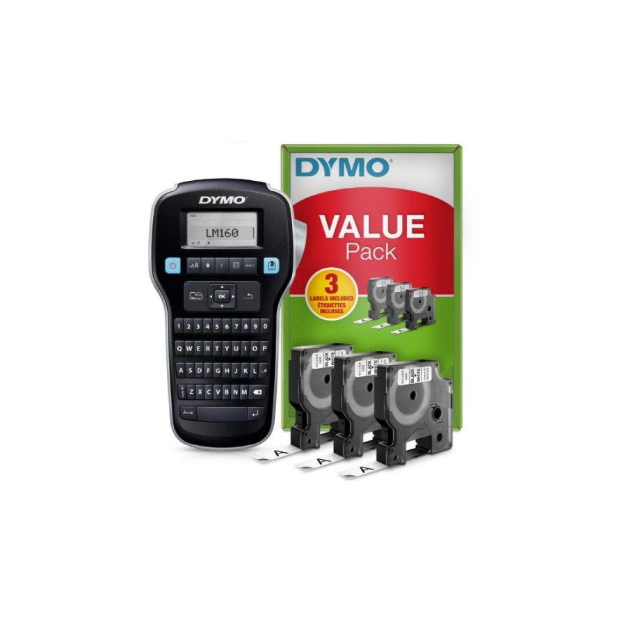 14779-ROTULADORA LABELMANAGER 160 KIT CON 3 ROLLOS CINTA D1 DYMO 2181011 14779-ROTULADORA LABELMANAGER 160 KIT CON 3 ROLLOS CINTA D1 DYMO 2181011