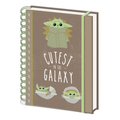 CUADERNO ESPIRAL MANDALORIAN CUTEST IN THE GALAXY PYRAMID INTERNATIONAL SR73255