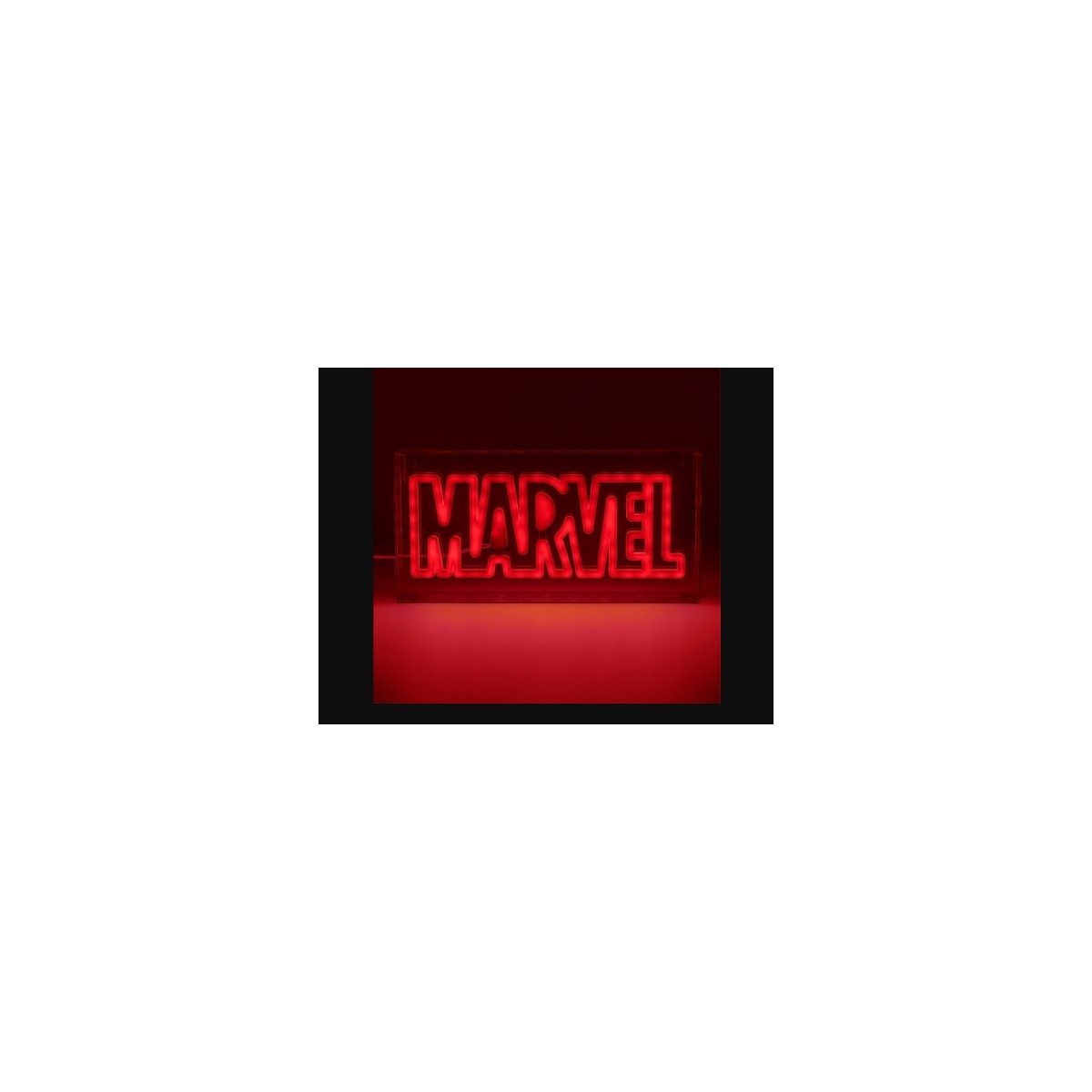 LaMPARA LED ESTILO NEoN LOGO MARVEL 15 X 30 CM PALADONE PP13125MC