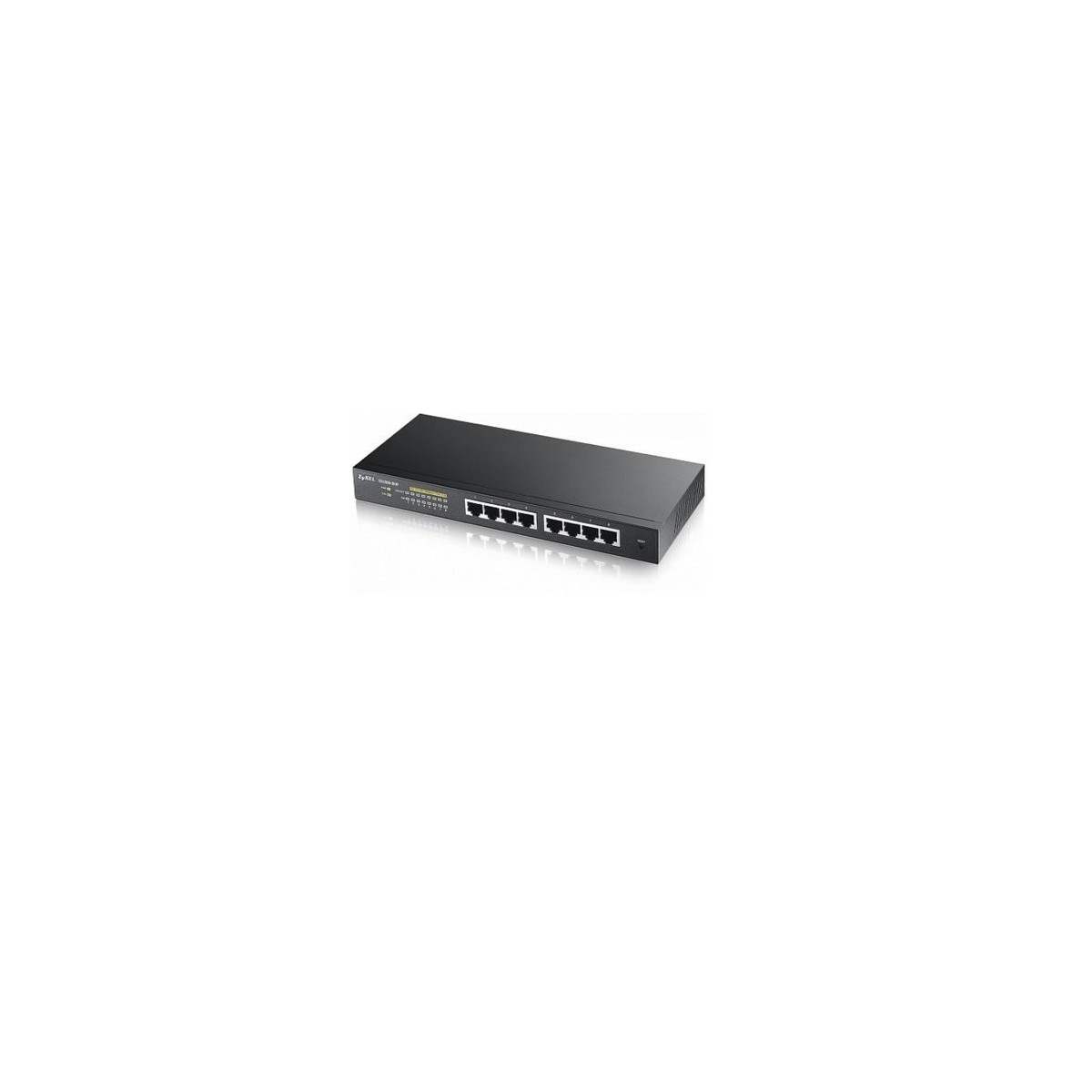 Zyxel GS1900 8HP Gestionado L2 Gigabit Ethernet 10 100 1000 Energia sobre Ethernet PoE Negro