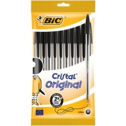 1496-BIC 830864 boligrafo Negro Medio 10 pieza(s)
