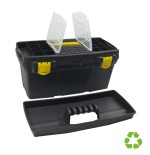 15028-CAJA SOSTENIBLE PARA HERRAMIENTAS 19X39X18CM PP NEGRO ARCHIVO 2000 CP14901139 NE