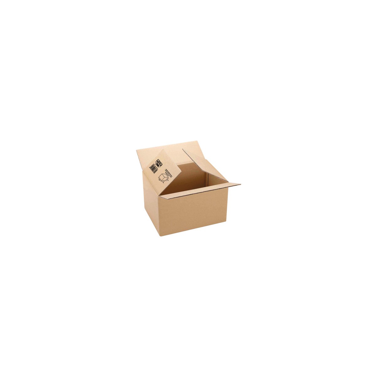 CAJA CARTON EMBALAJE 355X265X270MM MARRON CANAL 3MM FIXO 18104