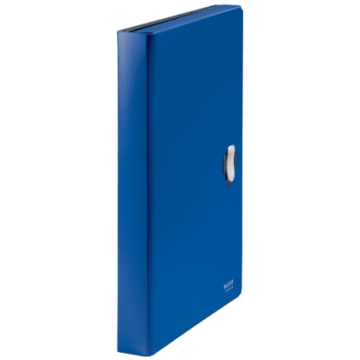 CARPETA POLIPROPILENO ACORDEON 5 POSICIONESBOLSILLO FRONTAL BROCHE GIRATORIO A4 RECYCLE AZUL LEITZ 46240035