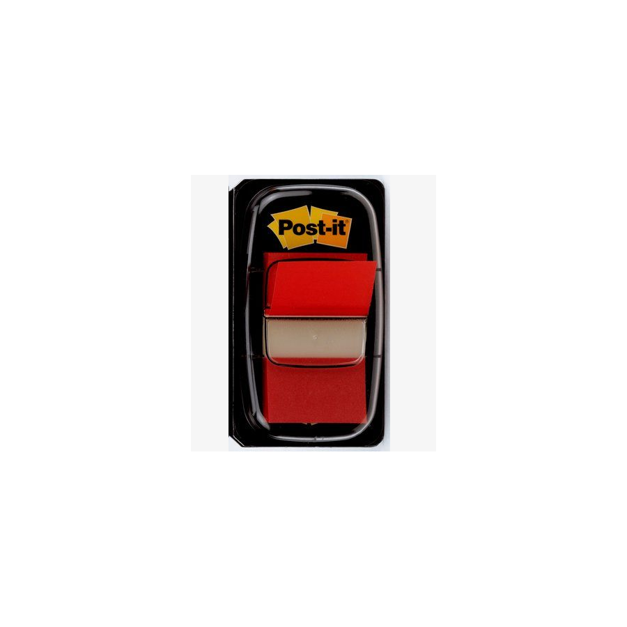 15605-BLISTER DISPENSADOR 50 MARCADORES INDEX ROJO 25,4X43,2MM 680-1 POST-IT 7100089833