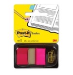 15617-BLISTER DISPENSADOR 50 MARCADORES INDEX ROSA BRILLANTE 25,4X43,2MM 680-21 POST-IT 7100062569