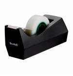 15656-PACK DISPENSADOR PORTARROLLOSC38 PLASTICO RECICLADO + 14 ROLLOS CINTA INVISIBLE 19MM X 33M MAGICADHESIVO BASE VEGE