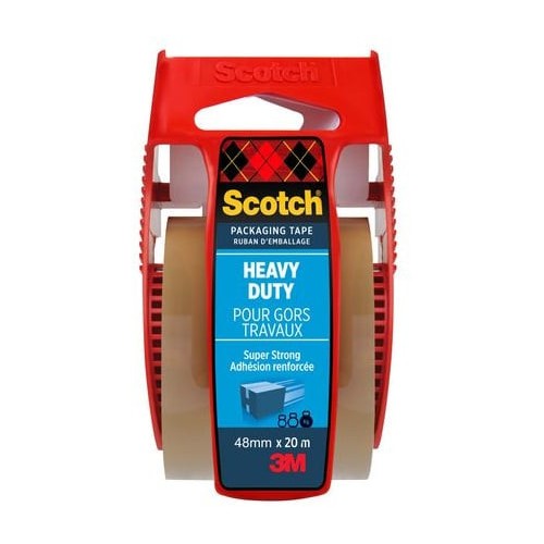 15697-ROLLO CINTA DE EMBALAJE TAREAS DIFICILES MARRON 48MM X 20M CON DISPENSADOR C5020D SCOTH 7100300144