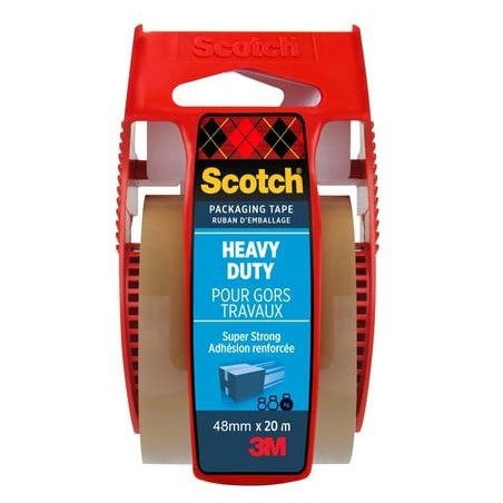 15697-ROLLO CINTA DE EMBALAJE TAREAS DIFICILES MARRON 48MM X 20M CON DISPENSADOR C5020D SCOTH 7100300144