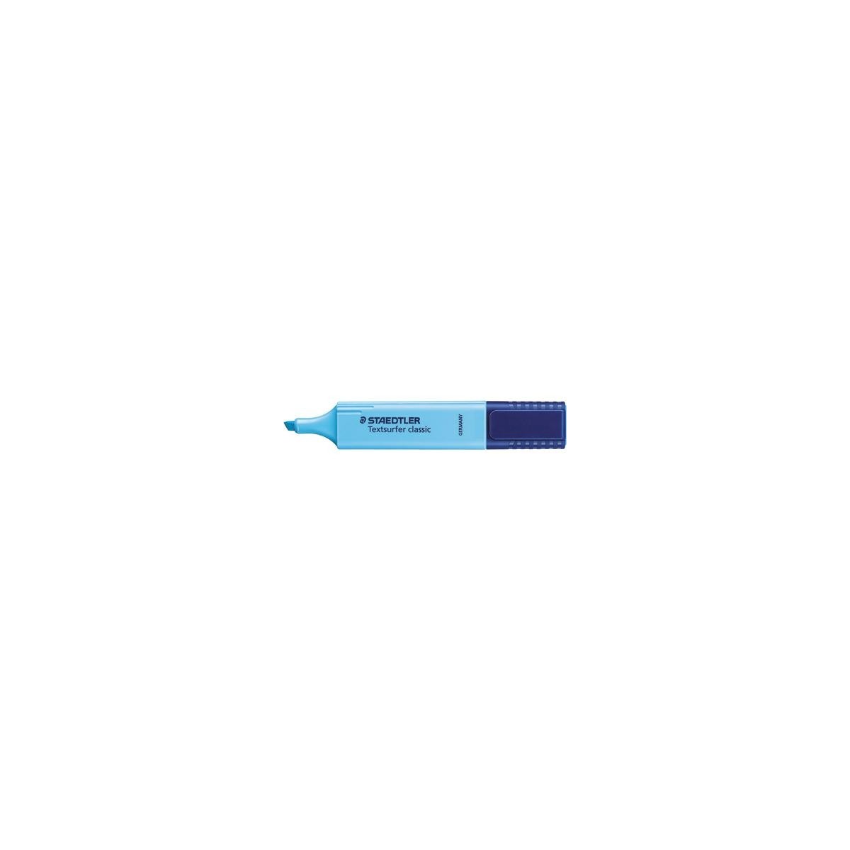 MARCADOR FLUORESCENTE TEXTSURFER CLASSIC 1 5MM AZUL STAEDTLER 364 3