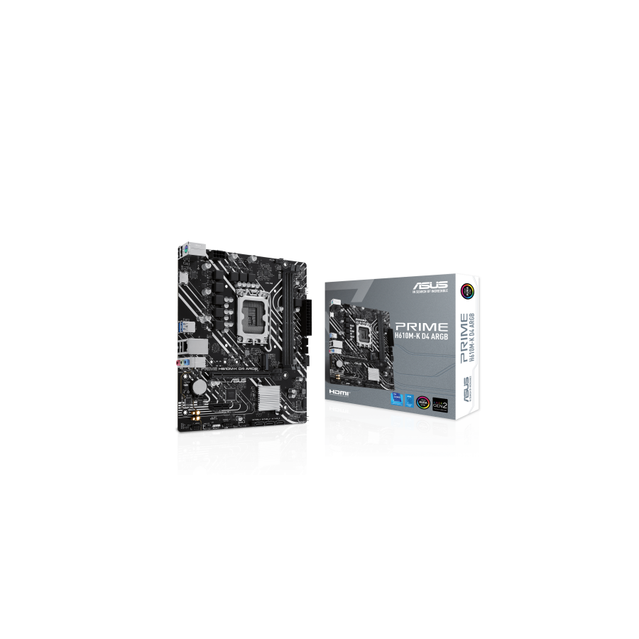 15796-ASUS PRIME H610M-K D4 ARGB Intel H610 LGA 1700 micro ATX 15796-ASUS PRIME H610M-K D4 ARGB Intel H610 LGA 1700 micro ATX
